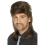 Smiffy's 80's Style Mullet Jason Wig Brown Mix 2