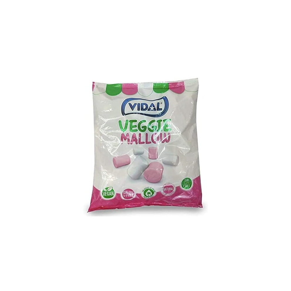 Kennykrafts Veggie Marshmallows 1Kg - Gluten Free - Vegetarian - Vanilla Flavour Mallows - Perfect For Summer Bbq Extra Large