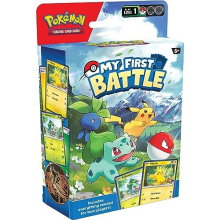 Pokémon TCG: Min første kamp - Pikachu og Bulbasaur (2 klare til å spille mini-decks og tilbehør)