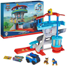Lookout Tower Playset with Toy Car Launcher, 2 Chase Action Figures, Chase's Police Cruiser and Accessories, Kids' Toys for Ages 3 and up