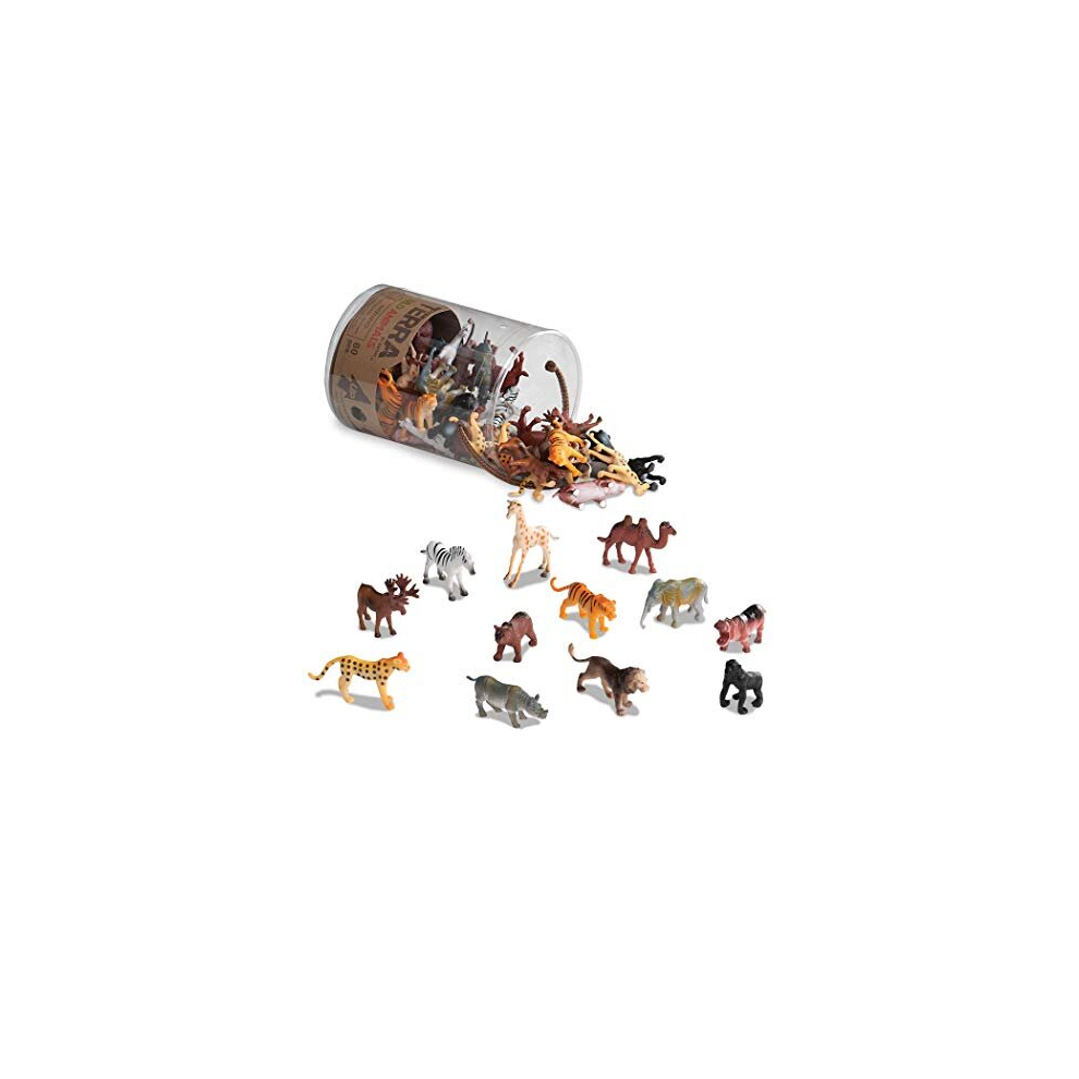 - Wild Animals - Assorted Miniature Wild Animal Toys For Kids 3+ (60 Pc), 2