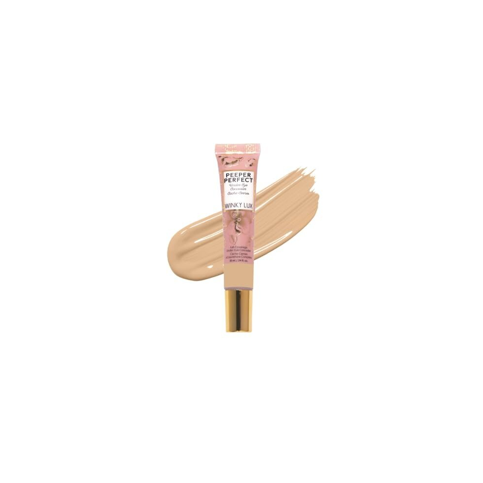 Winky Lux Light/Beige | Peeper Perfect Under Eye Concealer | With Collagen, Hyaluronic Acid, And Vitamin E | Full Coverage Concealer | Concealer Makeup ( Beige)