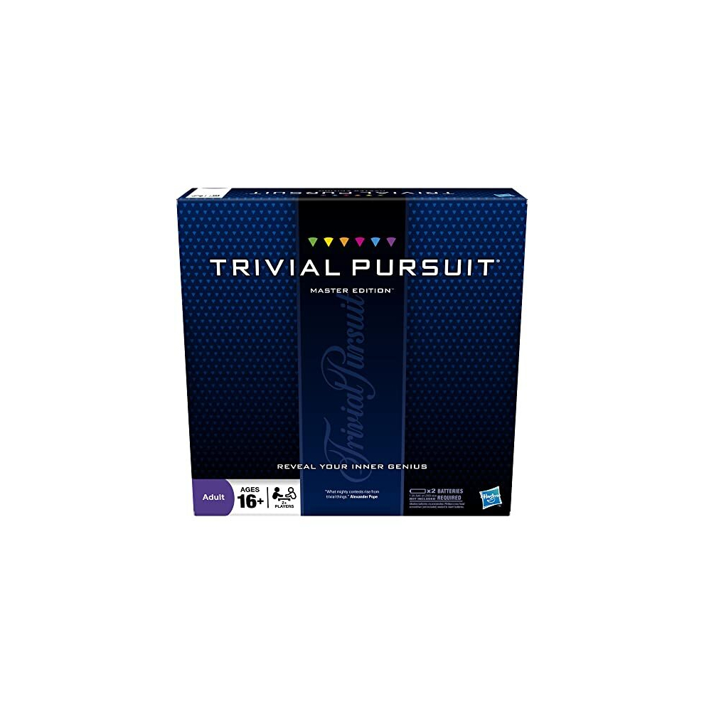 Hasbro Gaming Trivial Pursuit Master Edition Gra Z Ciekawostkami Gry Planszowe Dla Doroslych I Nastolatkw Zawiera Gry Z Ciekawostkami Z Elektroniczn-image