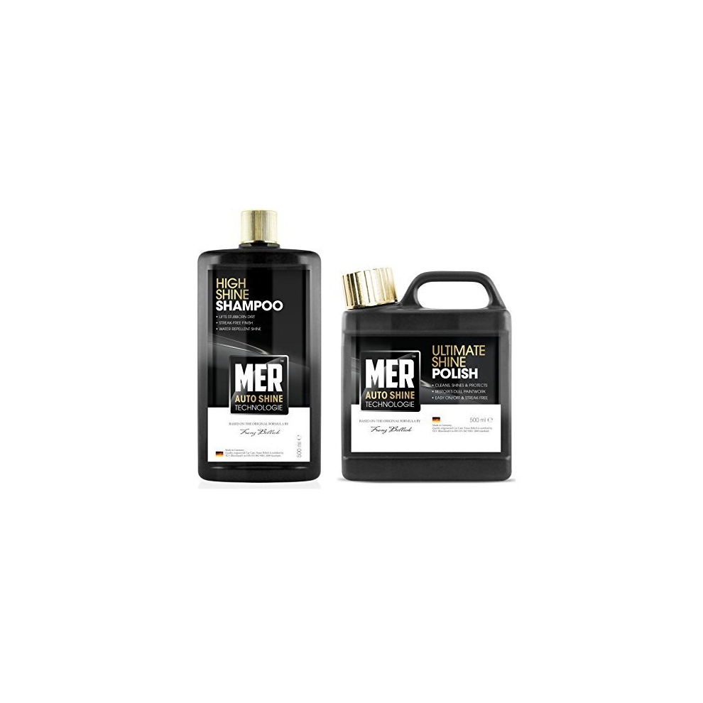 high Shine Shampoo 500ml + Mer Ultimate Shine Polish 500ml