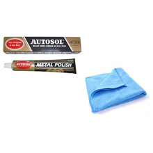 1 x 75ml Tube Solvol Autosol And Microfibre Cloth Chrome Ali & Metal Polish