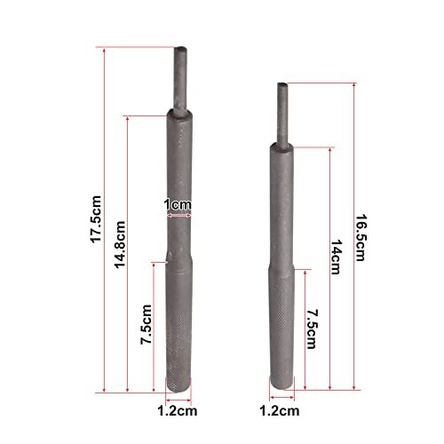 2pcs Valve Guide Remover Grinding Stick Lapping Tool for Car 2