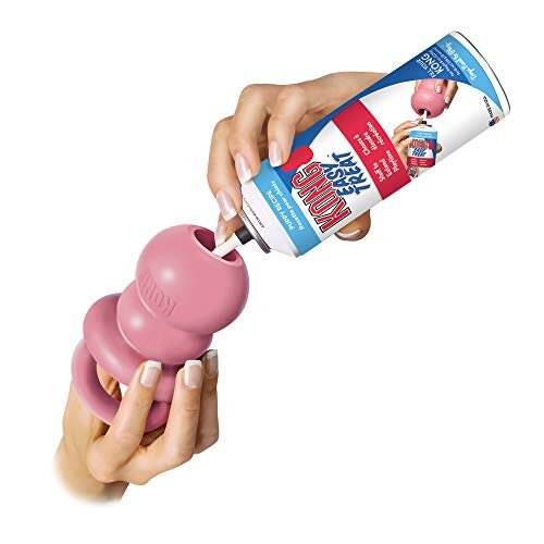 KONG KONG Puppy Binkie - Pacifier Dog Toy for Puppies - Stuffable Chew Toy for Puppy Playtime - Durable Natural Rubber Dog Treat Toy for Teething Pupp 2