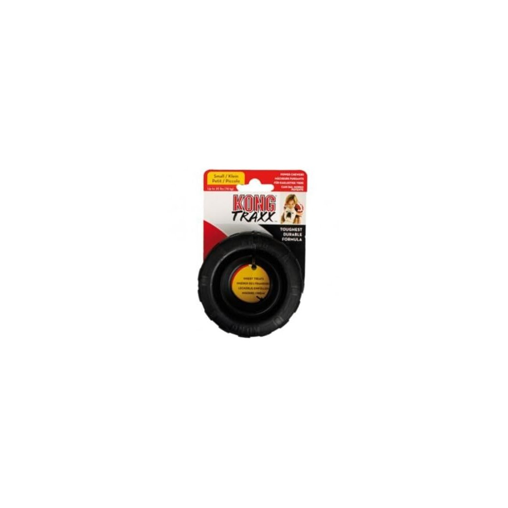 Kong - Puppy Tires - Soft Rubber Chew Toy And Treat Dispenser - For Small Puppies (Assorted Colors)