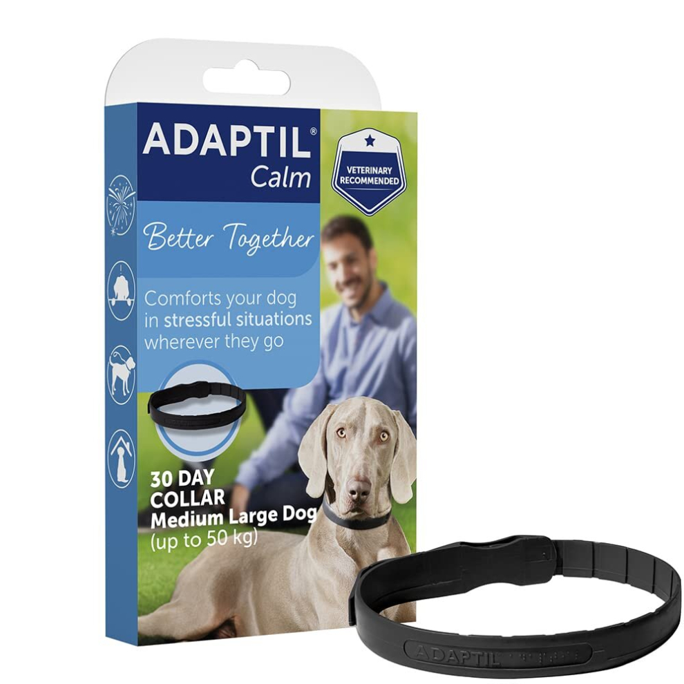 Adaptil Calm On-The-Go Collar, Helps Dogs Cope With Stress And Anxiety Related Behavioural Issues And Life Challenges Especially When Out And About