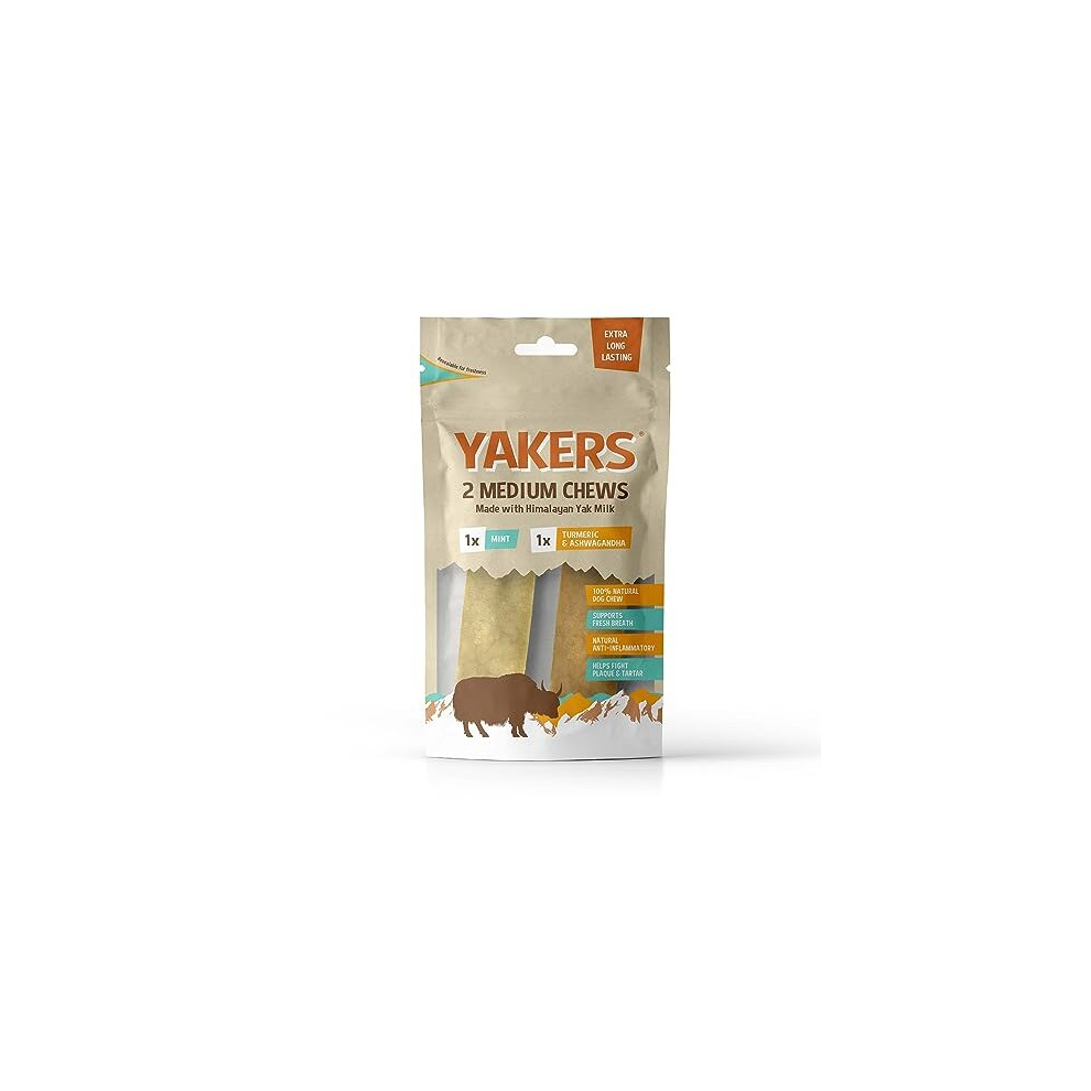 Mint Flavour & Tumeric Yak Milk 2 pack for dogs