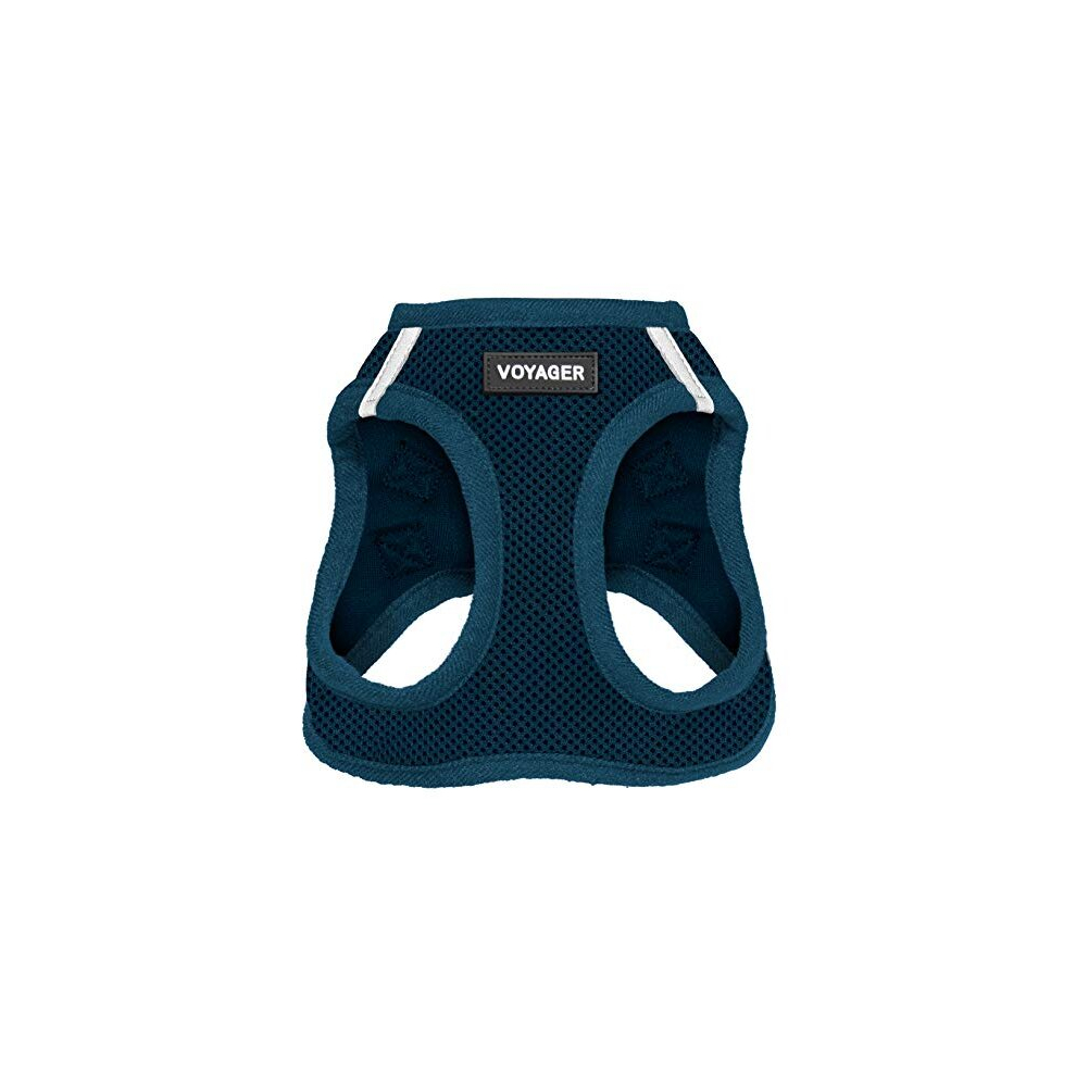Voyager Step-in Air Dog Harness - All Weather Mesh Step in Vest Harness for Small and Medium Dogs by Best Pet Supplies - Harness (Blue), Large
