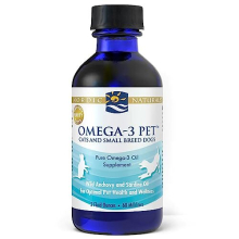 Nordic Naturals, Omega-3 Pet, Fish Oil for Cats and Small Dogs, 60ml, Lab-Tested, Soy Free, Gluten Free, Non-GMO