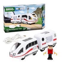 World Battery Powered Rechargeable ICE German Toy Train Engine for Kids Age 3 Years Up - Railway Accessories - Jigsaw Puzzle