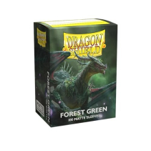 Dragon Shield Sleeves – Dragon Shield Matte: Forest Green 100 CT - MTG Card Sleeves are Smooth & Tough - Compatible with Pokemon & Magic The