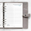 A5 day per page 5 language appointments diary - 2024, White 2