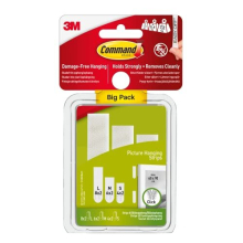 Picture Hanging Strips, Value Pack - 8 Sets L, 6 Sets M + 4 Sets S of Adhesive Strips - For Hanging Damage Free Framed Photos and Artwork