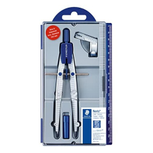 550 01 Noris School Compass with Centre Wheel, Universal Adapter and Lead Box (350 mm Diameter)