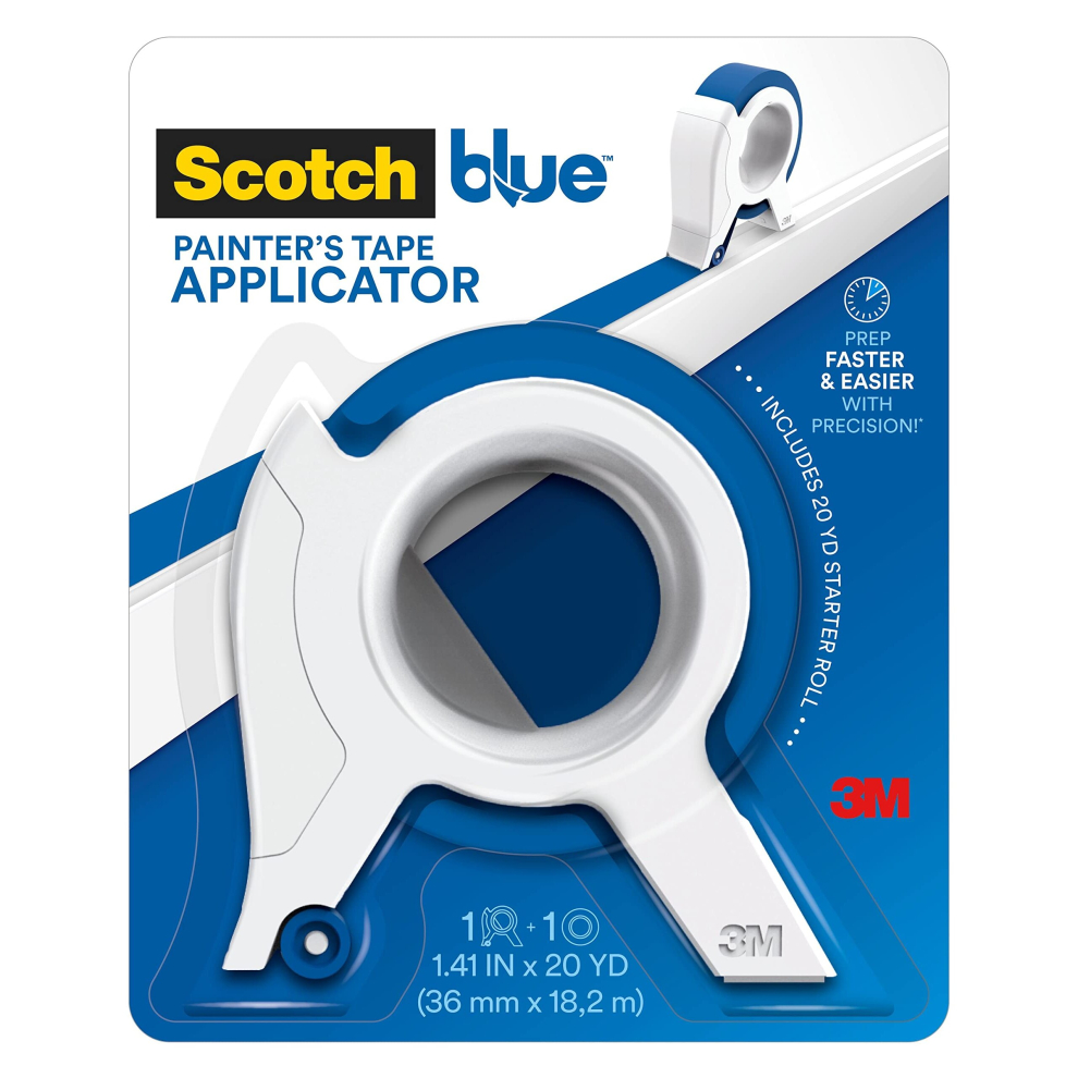 Scotch Blue Painters Tape Applicator, Applies Painter's Tape In One Continuous Strip, Paint Tape Applicator For Trim, Windows And Door Frames, 1.41 638060262245