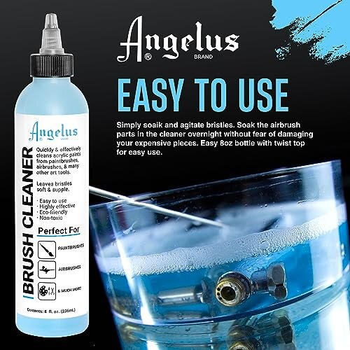 Brush Cleaner, 8 Fluid Ounce Bottle (843-08-000) 2