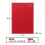 Letts Standard A4 week to view 2024 diary - red 2