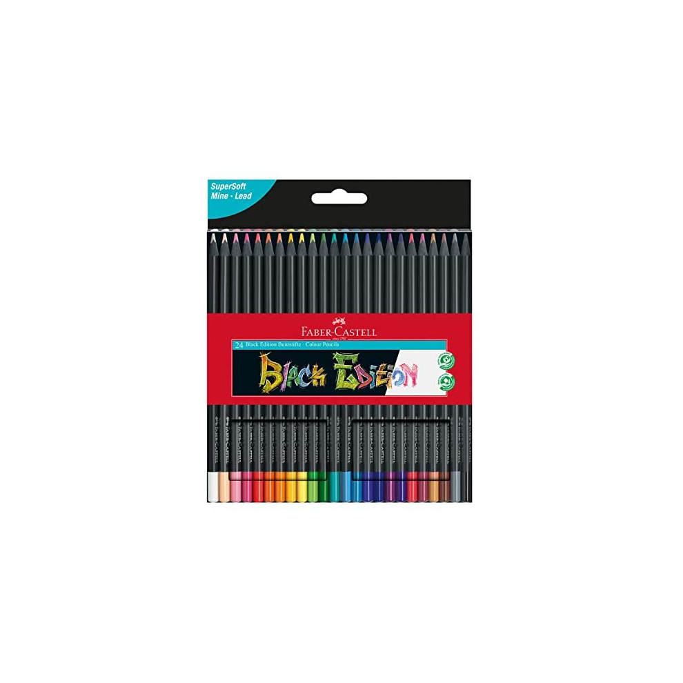 Faber-Castell Black Editition 24 X Colour Pencils