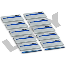 Ink Cartridges for Fountain Pen 50 Pieces Blue