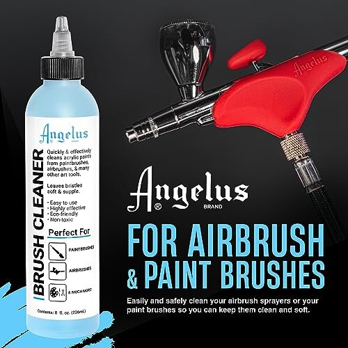 Brush Cleaner, 8 Fluid Ounce Bottle (843-08-000) 1