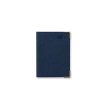 Letts Connoisseur Mini Pocket week to view 2024 diary - blue