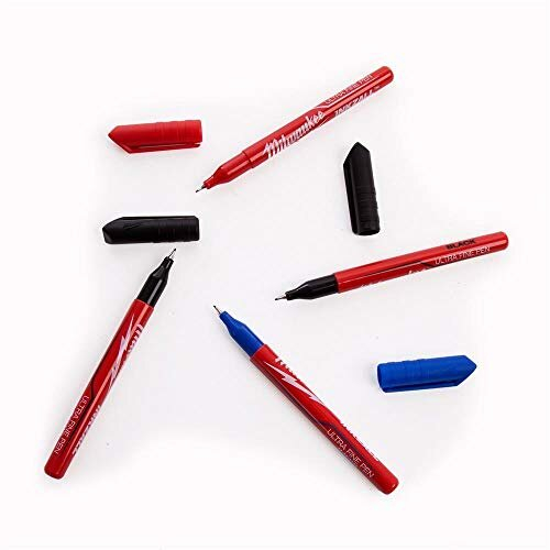 Milwaukee INKZALL Ultra Fine Tip Pen Assorted Colours (Pack 4) 2