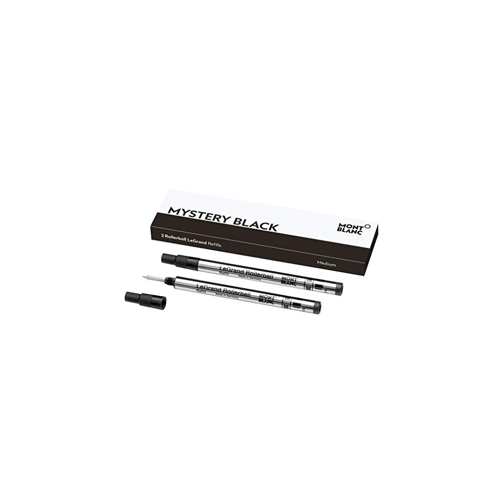 Montblanc Rollerball Legrand Refills (M) Mystery 105164 – Refill Cartridge Exclusively For The Meisterstück Legrand Rollerball Pen – 2 X Pen Black