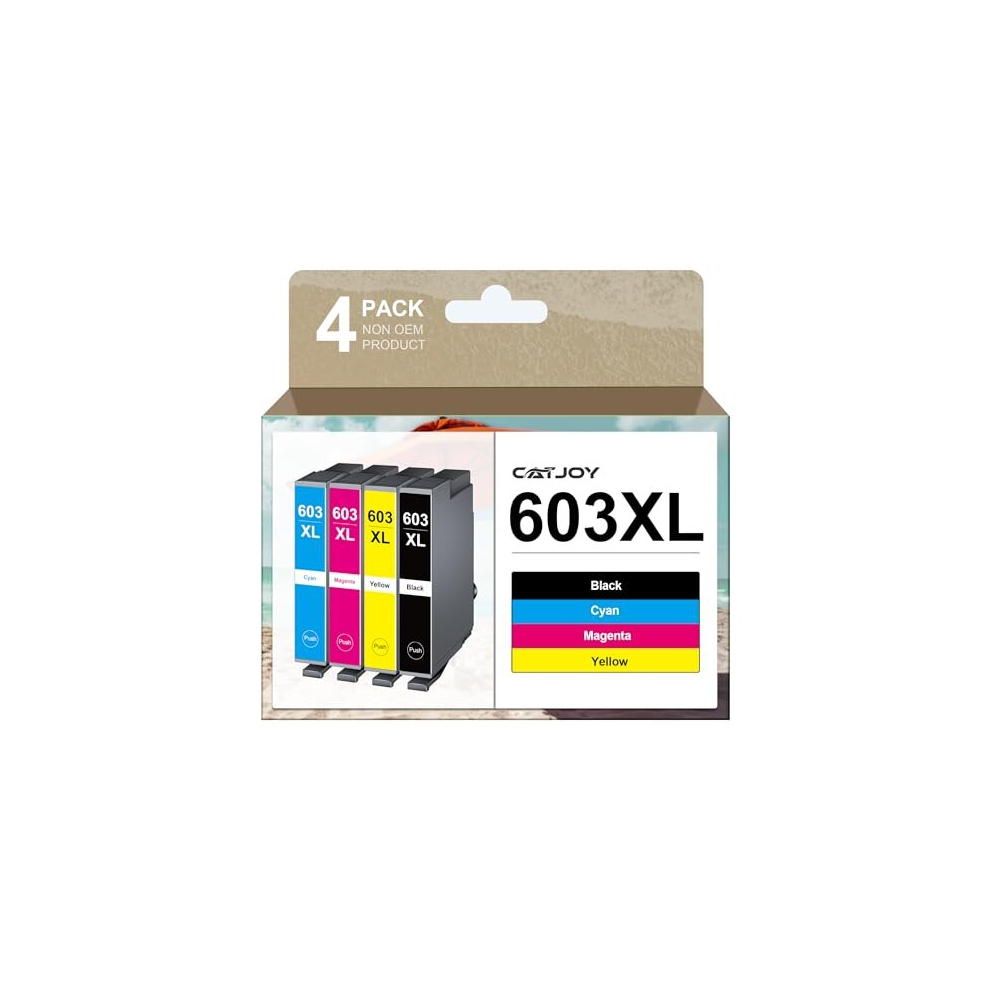 603XL Ink Cartridges Multipack Replacement for Epson 603 XL for Expression Home XP-3100 XP-4100 XP-2100 XP-2105 XP-3105 Workforce WF-2810 WF-2830