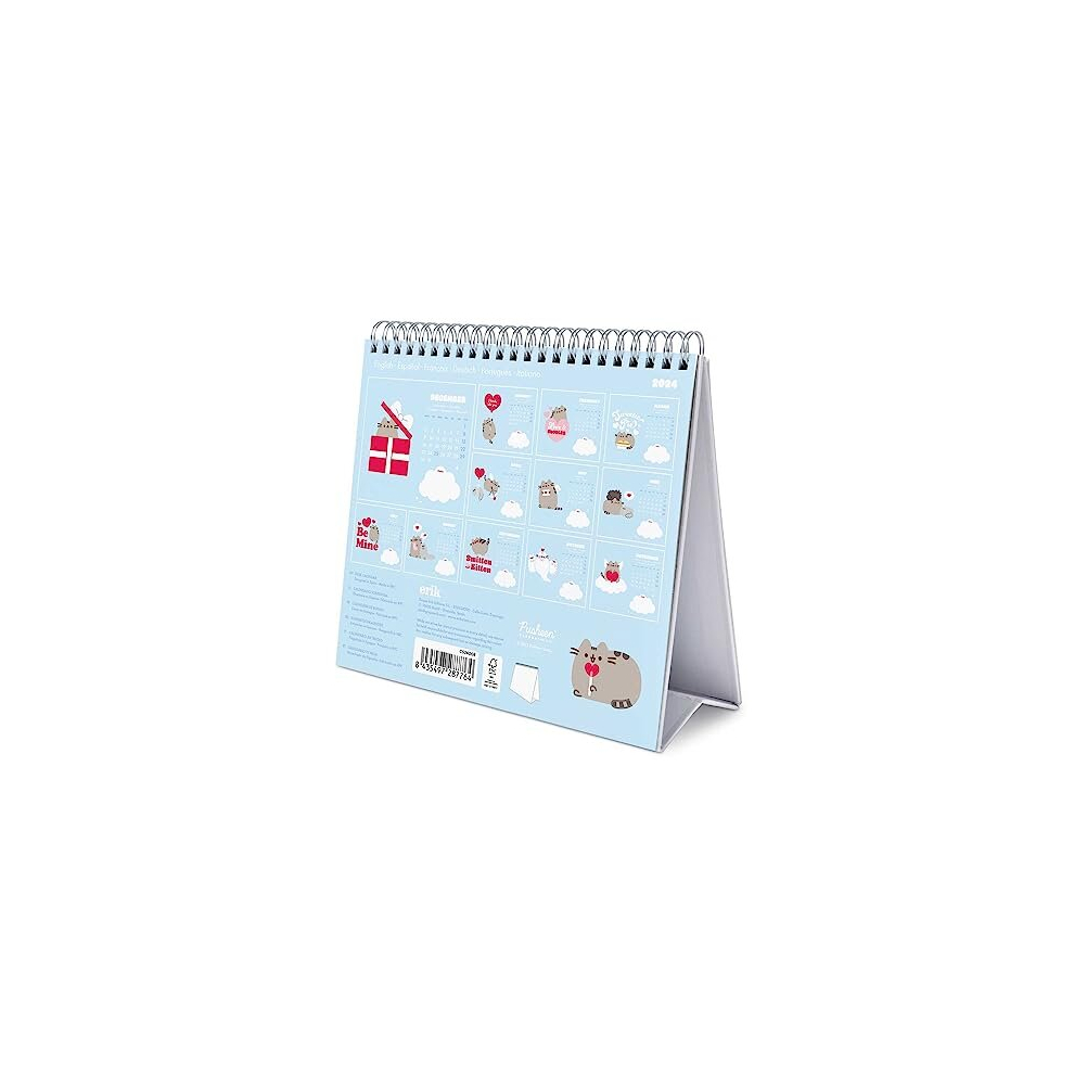 Pusheen Desk Calendar 2024 Desktop Calendar 2024 8 x 7 inches 20