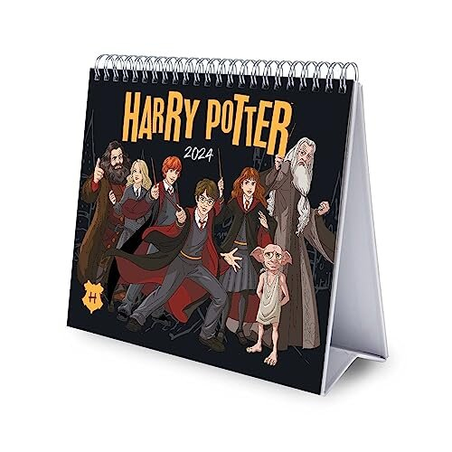 Harry Potter Desk Calendar 2024 | Desktop Calendar 2024 | 8 x 7 inches ...