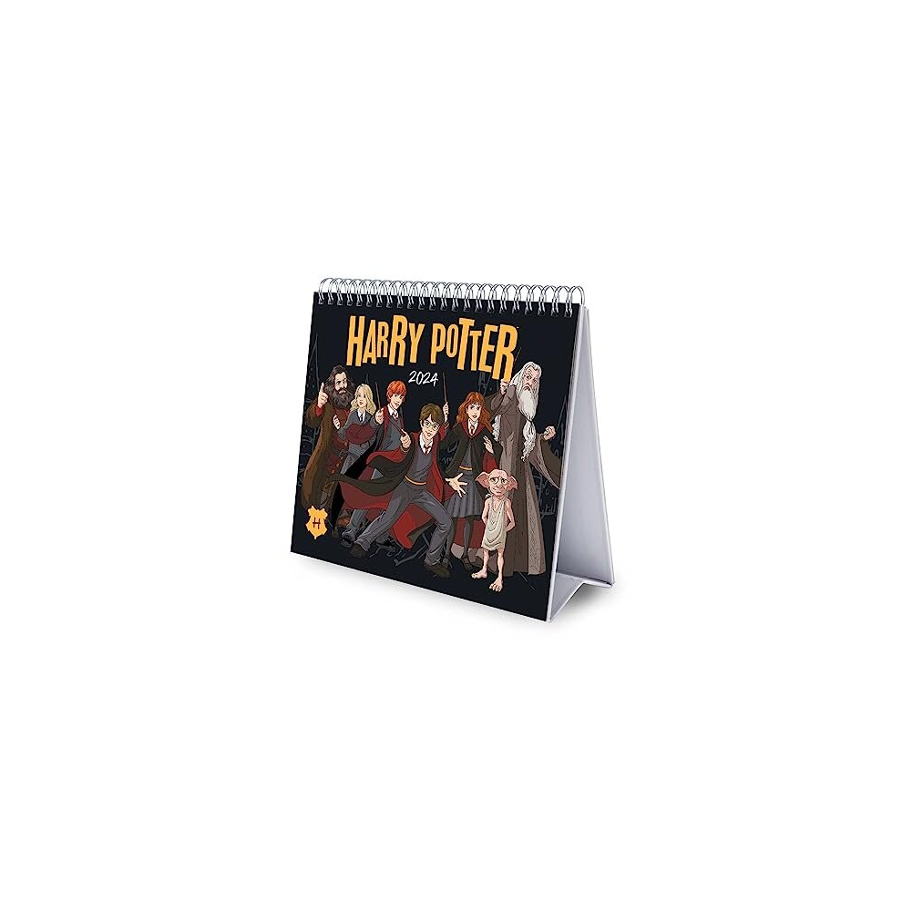 Harry Potter Desk Calendar 2024 Desktop Calendar 2024 8 x 7 inches