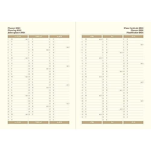 Letts Sovereign A5 week to view 2024 diary - red 2