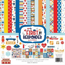 Echo Park Collection Kit 12"X12"-First Responder -FR295016