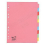 5 Star Office Subject Dividers Multipunched Manilla Board 10-Part Extra Wide A4 Assorted 1