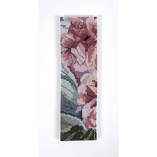 DMC Peony Branches Bookmark Cross Stitch Kit 2