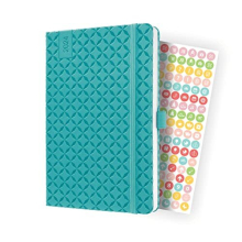 J4103 Jolie Weekly planner 2024, hardcover, 13,5 x 20,3 cm, 174 pages, petrol Blue