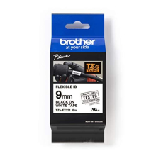 TZe-FX221 - Black on white - Roll (0.9 cm x 8 m) 1 cassette(s) flexible tape - for Brother PT-D600, H200, P-Touch PT-E550, P-Touch Cube Plus PT-P710,