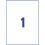 6119 Universal Labels 210 x 297 mm 25 Sheets White 14