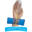 Fellowes Crystals Mouse Pad/Wrist Rest Blue 2