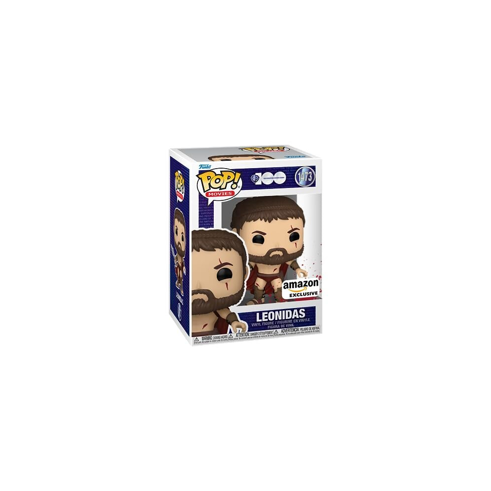 POP! Movies: 300- Leonidas - Bloody - 300 the Movie - Amazon Exclusive - Collectable Vinyl Figure - Gift Idea - Official Merchandise - Toys for Kids &