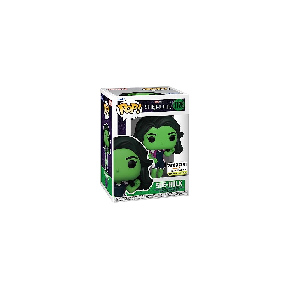 POP! Vinyl: Marvel: She-Hulk - Amazon Exclusive - Collectable Vinyl Figure - Gift Idea - Official Merchandise - Toys for Kids & Adults - TV Fans -