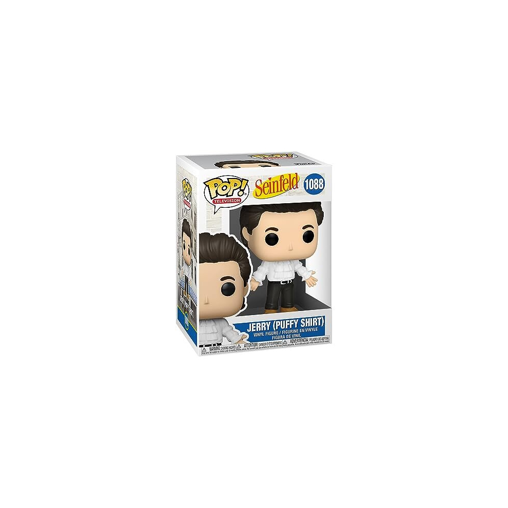 POP! TV: Seinfeld - Jerry Seinfeld With Puffy Shirt - Collectable Vinyl Figure - Gift Idea - Official Merchandise - Toys for Kids & Adults - TV Fans -