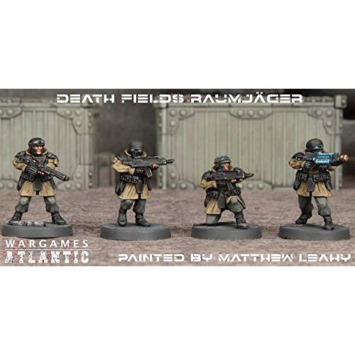 - Death Fields: Raumjäger Infantry (24 Multi Part Hard Plastic 28mm Figures) 2