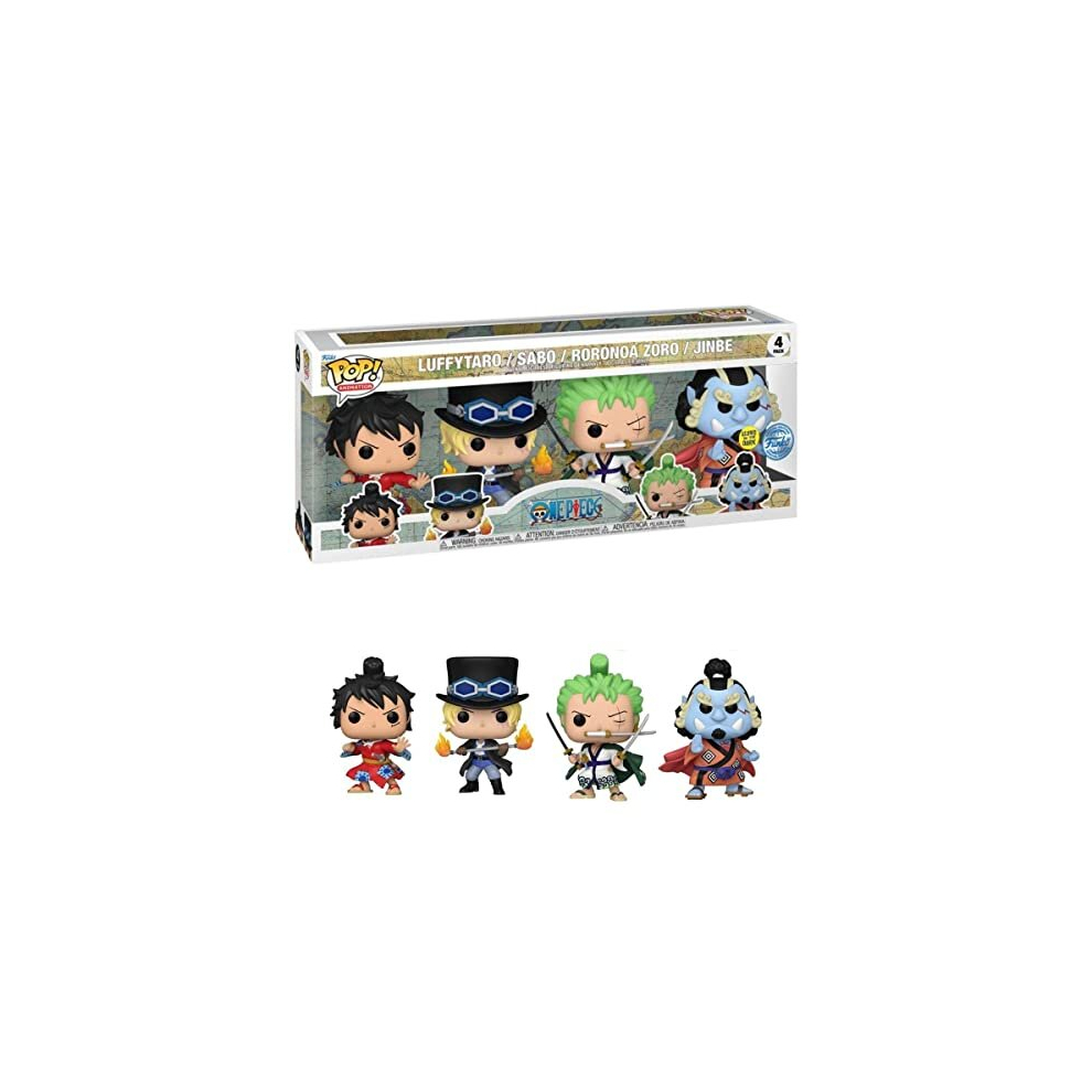 Pop! Animation: One Piece 4 Pack (GW)(Exc), Collectible Action Vinyl Figure - 69107