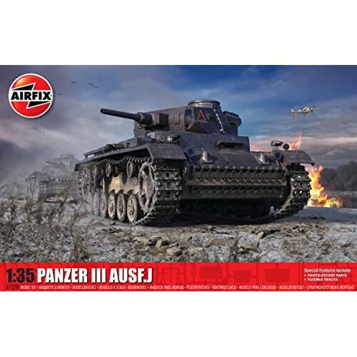 Airfix A1378 Panzer III AUSF J, Multicolour,Medium