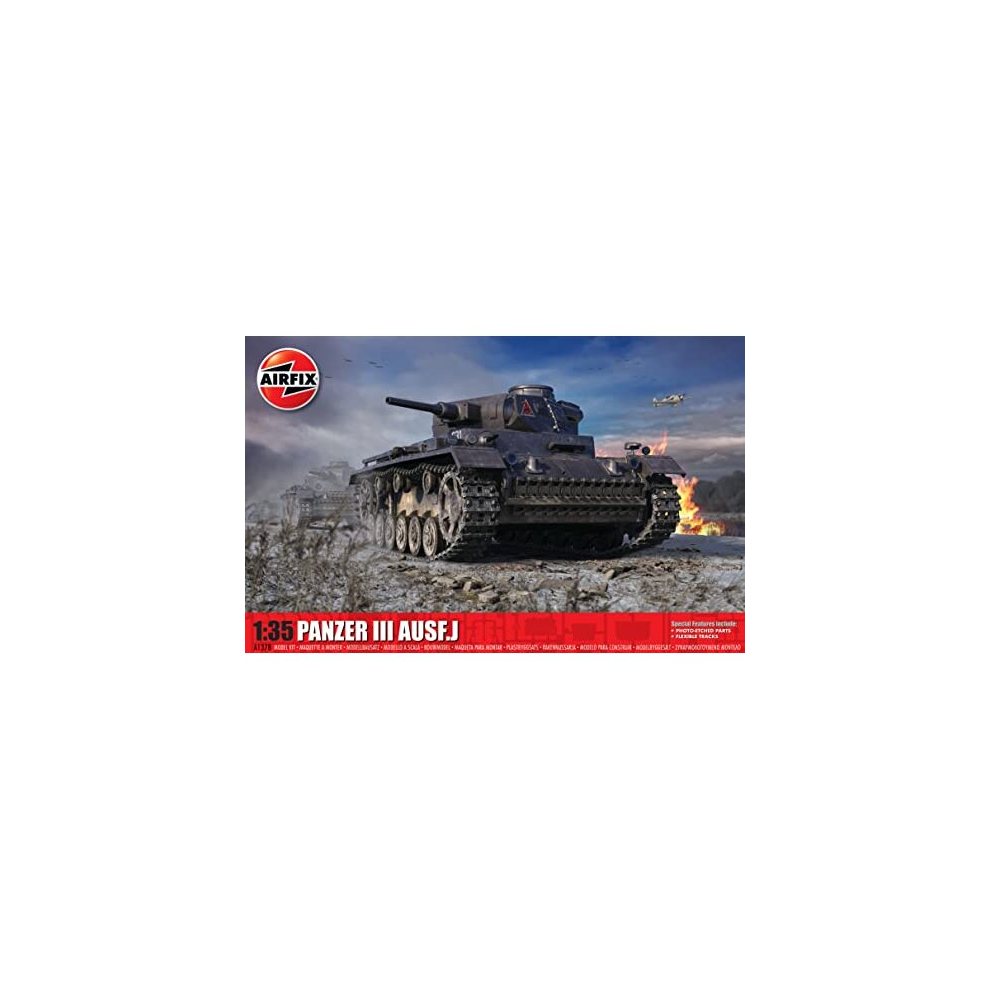Airfix A1378 Panzer Iii Ausf J, Multicolour,Medium