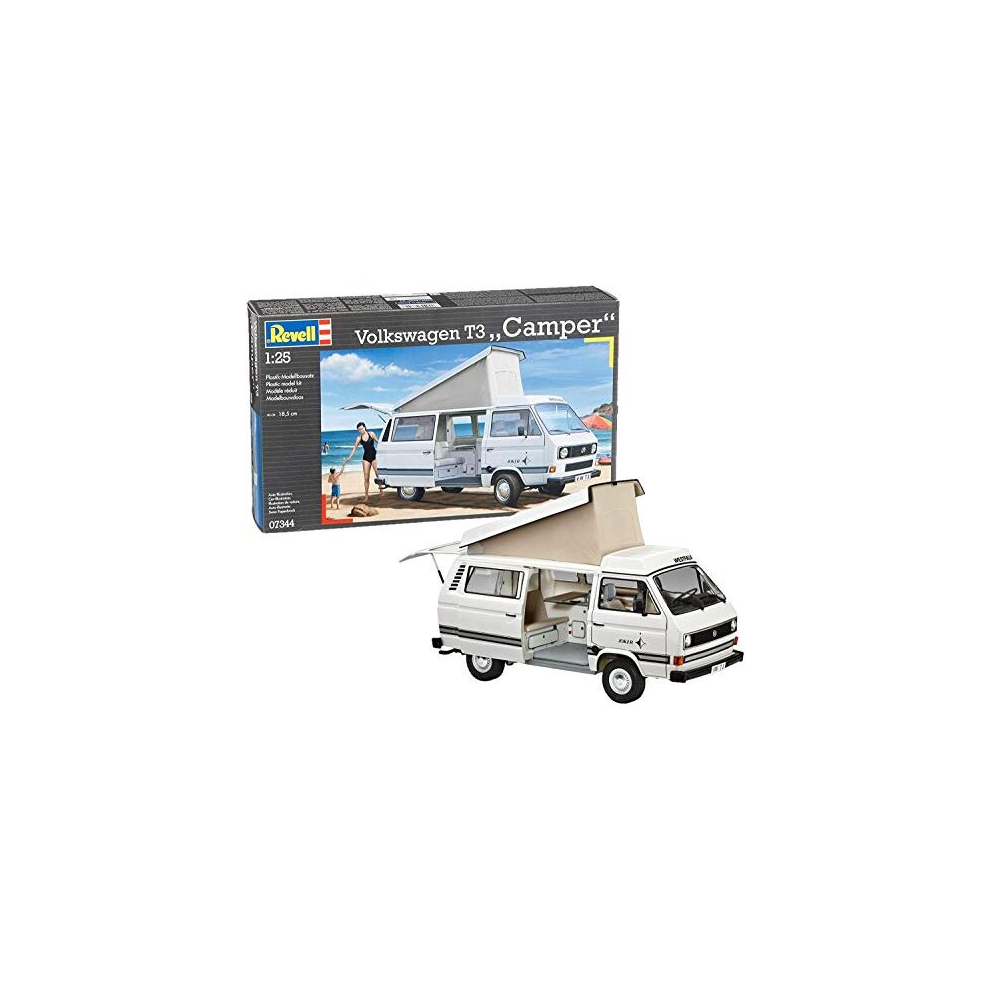 07344 Volkswagen T3 "Camper" 1:25 Scale Unbuilt/Unpainted Plastic Model Kit